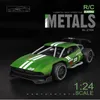 1:24 RC ad alta velocità Stunt Alloy Car Off Road Drift Racing Radiocomando elettronico Veicolo Regali per auto in metallo Giocattoli per ragazzi