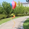 Novelty Games 1 Set Wind Spinner Air Balloon Decorative PVC Dream Catcher Rainbow Air Balloon Rotating Windmill Hanging for Yard 230621