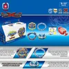 Spinning Top Rubber Dynamite Battle Bey Set B-187 Frälsare Valkyrie Booster B187 Spinning Top With Custom Launcher Kids Toys for Boys Gift 230621