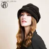 FS White Berets Cap Winter Fall Hat для женщин восьмиугольные шляпы дамские шляпы модные вельветовые винтажные коричневые черные берет L230523