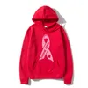 Men's Hoodies Men's Hoodi TSDFC Think Pink Ribbon Baseball Sweatshir Breas Cancer Awareness Raglan Unisex Men Women Outerwear