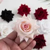 Gedroogde Bloemen 100 Stuks Flanel Roze Rozen Hoofd Bruidscorsage Accessoires Opruiming Diy Bruiloft Thuis Decortion Kunstmatige