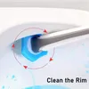 Uchwyty szczotek toaletowych systemy jednorazowego czyszczenia detalicznego System do czyszczenia spłukiwa