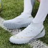 Andere Sportartikel Hochwertige Fußballschuhe Großhandel Bequeme Fußballschuhe Atmungsaktive weiße Fußball-Herren-Turnschuhe Futsal-Trainingsschuhe 230620