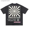 Men's T-Shirts Fun creative sun gradient printed round neck short sleeve t-shirt T230621