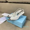 2023-Femmes De Luxe En Cuir Sandale Designer Pointu Chaussures Pantoufles Sexy Partie De Mariage Formelle Robe Chaussures Femmes Marque De Mode Simple Sandales Mode top qualité