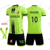 Andere Sportartikelen DHZ Kinderen Mannen Jongens Voetbal Kleding Sets Korte Mouw Kinderen Voetbal Uniformen Volwassen Trainingspak Jersey r230620