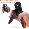 Pliers Ferrule Crimping Tool Kit with Ferrules Terminals WOZOBUY Self-adjustable Ratchet Wire Crimper for Electrical Wire Connectors 230620