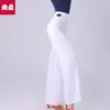 Abbigliamento da palcoscenico Pantaloni da danza moderna Vita alta da donna Latin Social Gamba larga Pole Dancing Abiti da ballo jazz Abiti da ballo Hip Hop Pantalone