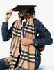 New Burbreriy Scarf Designer 100% Cashmere Scarves soft thick Classic plaid printed men's and women's Fashion suits Scarves Size 180x30cm