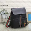 Rugzakstijl canvas rugzakken Designer merk rugzak Leren schoudertassen Handtassen Hoge kwaliteit dubbele lederen knapzak Outdoor reizen Plunjezakken Schooltas