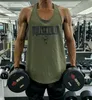 Herrtankstoppar Gym Tank Top Muscle Man Bodybuilding Cotton Loose Singlets Sommarsport Male ärmlösa västtröjor Fitness Men kläder 230621