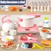 Cucine Gioca cibo Giocattolo Montessori Gioca Cucina Bambini Cucina Giocattoli Simulazione Giocattolo educativo precoce per bambini Casa da gioco per bambini Ragazza Regalo di compleanno 230620