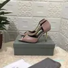 Designer Fashion Luxury Brand Solid Satin Slip On Classic Design Pumps Spike Toe Pointed Crystal Buckle Shoes High Heels