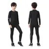 Clothing Sets Kids 4Pc Sets Fitness Suit Compression Tights Boys Gym Fitness Tights Winter Outdoor Basketball Jersey Sports Suits For Children 230620