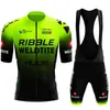 Set di maglia ciclistica set Huub Set Man Summer Mtb Abbigliamento da gara manica corta Ropa Ciclismo uniforme per biciclette all'aperto 230620 230620