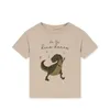 T koszule Spot Dania Konges Slojd SS23 Spring Summer Children's Children's Organic Cotton Short Shirt Shirts 230620