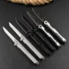 1Pcs H6203 Flipper Zakmes 5Cr13Mov Tanto/Drop Point Blade Rvs Handvat Outdoor EDC Zakmessen 6 stijlen