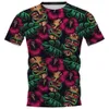 T-shirts voor heren Zomer Persoonlijkheid T-shirt voor heren Hawaiian Tribe Mask 3D HD Gedrukte afbeeldingen Ronde hals Straatkleding Harajuku Top met korte mouwen 230620