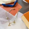 Designer Women 18k Gold Plated Stainless Steel Anklets Crystal Lovers Gift Pearl Chain Wedding Jewelry Accessories Wholesale