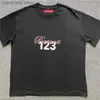Mannen T-Shirts Hoge Kwaliteit RRR123 Vintage Mannen T-shirts 1 1 Nummer 123 Brief En Vredesduif Print Vrouwen Shirts Top Tees T-shirt T230621