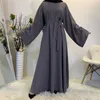 Ubranie etniczne muzułmańska moda hidżab Dubai Abaya Długie sukienki Kobiety z szarfią islam odzież Abaya Afrykańskie sukienki dla kobiet Musulman Djellaba 230620