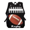 Okul Çantaları Backpack Öğrenci Schoolbag Beyzbol Rugby Güçlü Spor Deseni Çocuklar Sevimli Hafif Erkek Sling