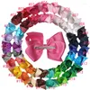 Accessori per capelli 25 pezzi / lotto 6 pollici grandi fiocchi per capelli con clip per bambini fiocchi per ragazze forcine per capelli 25 colori