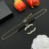 Colar de ouro feminino de marca superior pingente ccity designer gargantilhas de cristal colar mulher jóias banquete festa acessórios 903434