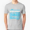 メンズTシャツ測量士 - 問題を解決したいシャツの夏のファッションカジュアルコットンラウンド首の誕生日プレゼントギフト
