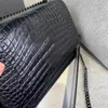 Torba Crossbody Projektant Bankiet Portfel Sprzętowy Łańcuch Kobiety Torby Na Ramię Wypoczynek Celebryci Prezent Styl Luksusowy Krokodyl Wzór Kratki