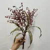 装飾的な花人工緑の植物風チャイム草蘭のベルランタンフラワーブーケディーウェディングパーティーホームデコレーション