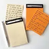 Feuilles Creative Tearable Memo Pad Points clés pratiques Marqueur Meaasge Paper Office To Do List Note