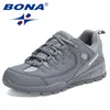 Yürüyüş Ayakkabı Bona 2022 Yeni Tasarımcılar Açık Mekan Ayakkabıları Yürüyen Dağcılık Eğitmeni Spor Ayakkabıları Adam Sapato Maskulino Tenis Footwearhkd230621