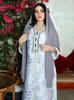Этническая одежда Рамадан Ид Кафтан Арабские платья для женщин Абая Дубай Турция Ислам Муслим Хиджаб платье кафтан
