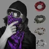 Mode Gezichtsmaskers Halsbeenkap Militaire Tactische Sjaal CamoufLAge Mesh Halsdoek KeffIyeh Gezichtssjaal Sluier Shemagh HOOFD Wrap voor Outdoor Camping Jacht 230620