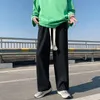 Mens Pants Single Road Baggy Joggers Men Green Oversized Sweatpants Male Trousers Japanese Streetwear Wide Leg Tie 230620