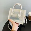 Sacs de soirée Gelée Couleur PVC Bandoulière Fourre-tout Femmes De Luxe Designer Transparent Sac À Bandoulière Femme Mode Clair Sac À Main Stade Approuvé