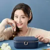 Dinnerware Sets Stainless Steel Electric Heating Lunch Box Rice Warmer Reservation Storage Container Water-Free Quick Inner Liner