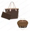 10A дизайнерская сумка тота никогда не женщина с полной сумочкой коричневая цветочная сумка для продажи мешки с поперечным телом для женщин подлинная кожа