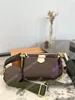 Top Woman Desinger väskor handväska multi pochette axelväska crossbody påsar för kvinnor med original låda högkvalitativa korsbods väska handväska serienummer 3 st