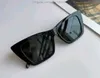 Summer Shiny Black/Grey Cat Eye Solglasögon 276 The Party Sun Glasses Ladies Fashion Shades Top Quality With Box M7x8