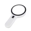 Loupe 30X éclairée grande loupe portable 12 LED loupe éclairée pour les personnes âgées lecture bijoux montre loupe de lecture 230620