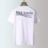 BLCG LENCIA 2023 Summer New 100% Cotton Fabric T-shirt Men High Quality Print Color Mens Designer T shirt Paris fashion Tshirts Tops 22442