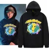 Sweatshirts Hoodies Men Hip Hop Earth Print Pullover Suprior Hoode Big Size High Street Pullovers 23FW