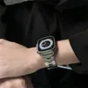 Per Apple smartwatch cinturino in titanio dedicato 49mm SE orologio 8 7 6 5 4 41mm 40mm cinturino in acciaio inossidabile