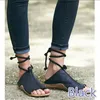 Sandaler Summer Women's Flat Pu Compound Fish Mouth Ankle Strap Metal Peep-Toe Fashion Casual Walking Woman Shoes