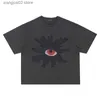 Men's T-Shirts Creative fun eye foam printed short-sleeved t-shirt man T230621