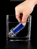 최대 4 개의 담배를 보유하고 있습니다. 다기능 투명한 밀봉 방수 가벼운 가벼운 케이스 쉘 플라스틱 슬리브 야외 휴대용 박스 담배 흡연 액세서리 남성용