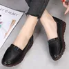 Klädskor Autumn Heels Women loafers mjuk läder mjuksula arbetspumpar liten häl kil mamma icke-halk gravida lägenheter